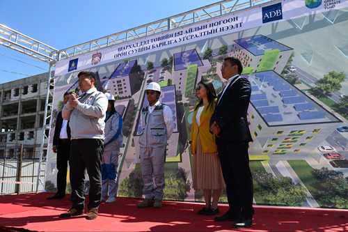 Шархад дэд төвийн 152 айлын орон сууцны барилга угсралтын ажил эхэллээ